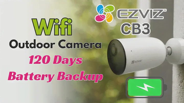 Ezviz CB3 Wifi Battery Operated camera | 120 Days Batter Backup | Best Wifi outdoor Camera